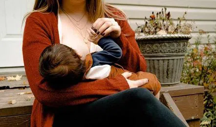 breastfeeding a