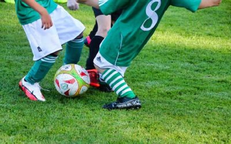 children soccer field