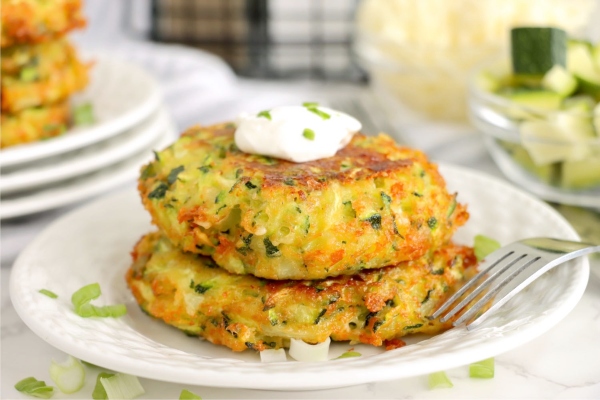 zucchini patties2readt