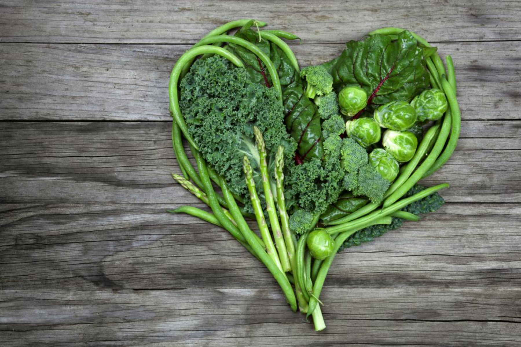 leafy greens in the shape of a heart1