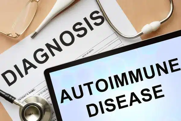 depositphotos 67305413 stock photo tablet with diagnosis autoimmune disease